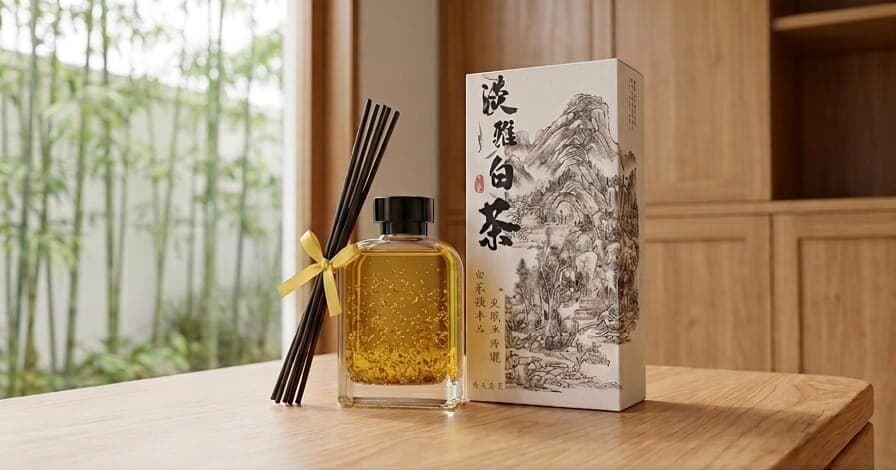24K Gold Leaf Luxury Reed Diffuser